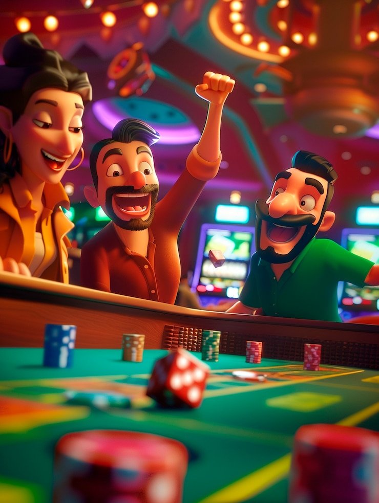 Studio live-dealer casino guru dengan meja berkualitas tinggi dan dealer profesional