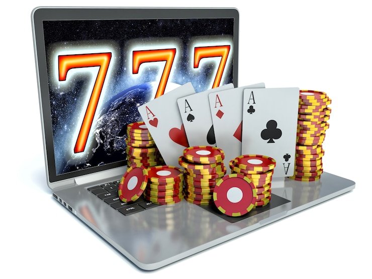 Dealer profesional casino guru melayani pemain di meja roulette langsung