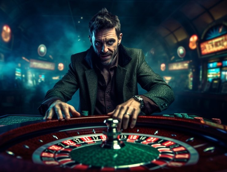 Meja blackjack live di casino guru dengan dealer multibahasa